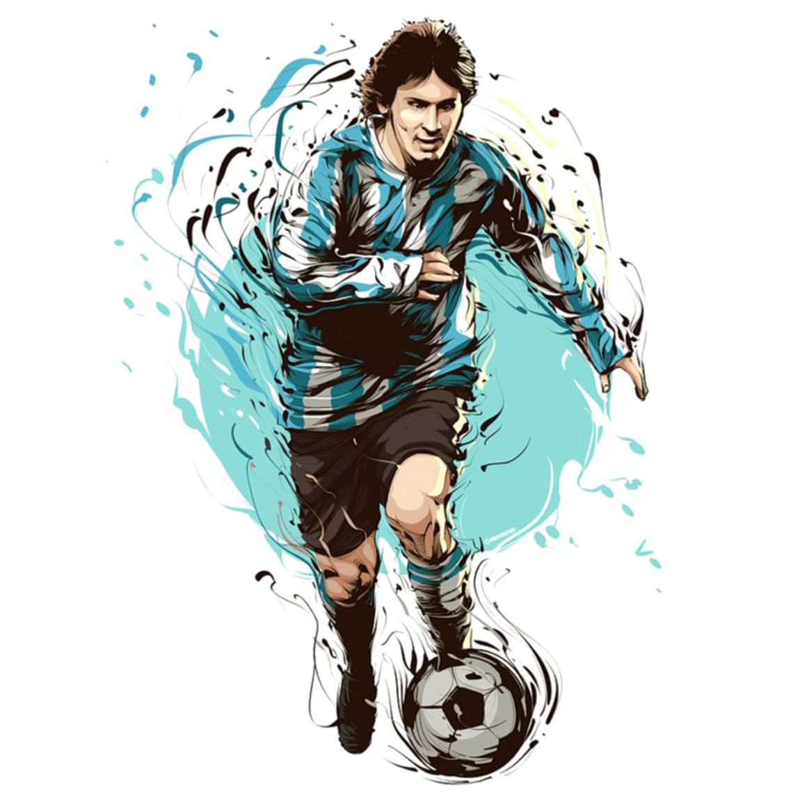 Lionel Messi Png, Messi Png, Messi Stickers, Goat, Football, Soccer Png, Messi Goal, Goat Png, Messi Silhouette. Legendary football player - Image 5