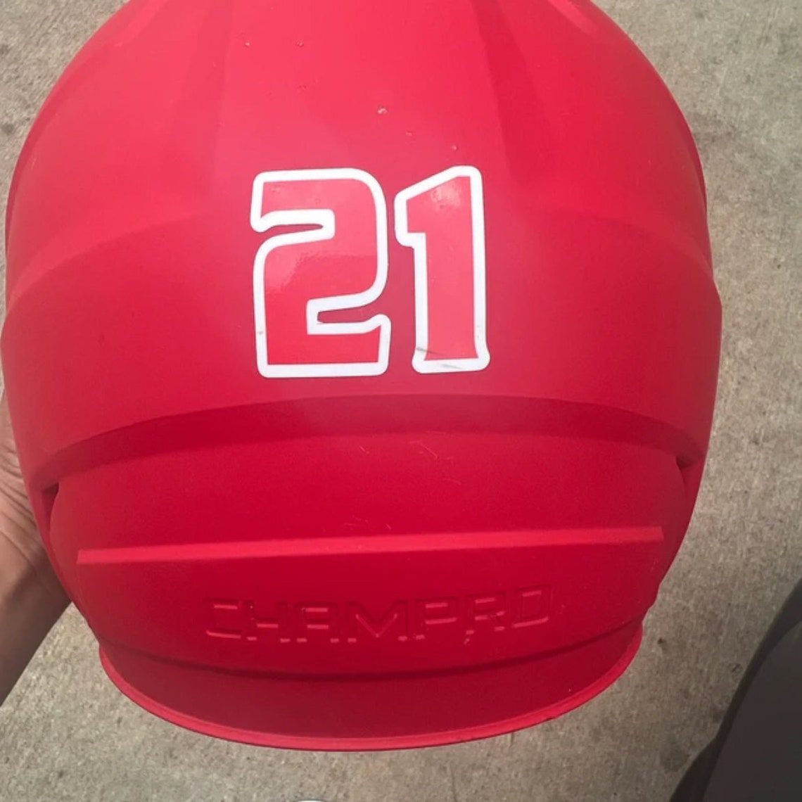 Custom 1 1/2 Inch 0-9 Dye-Cut Helmet Number Sheets, Baseball Numbers, Football Number, Hockey Number, Softball Number, Lacrosse Numbers - Image 10