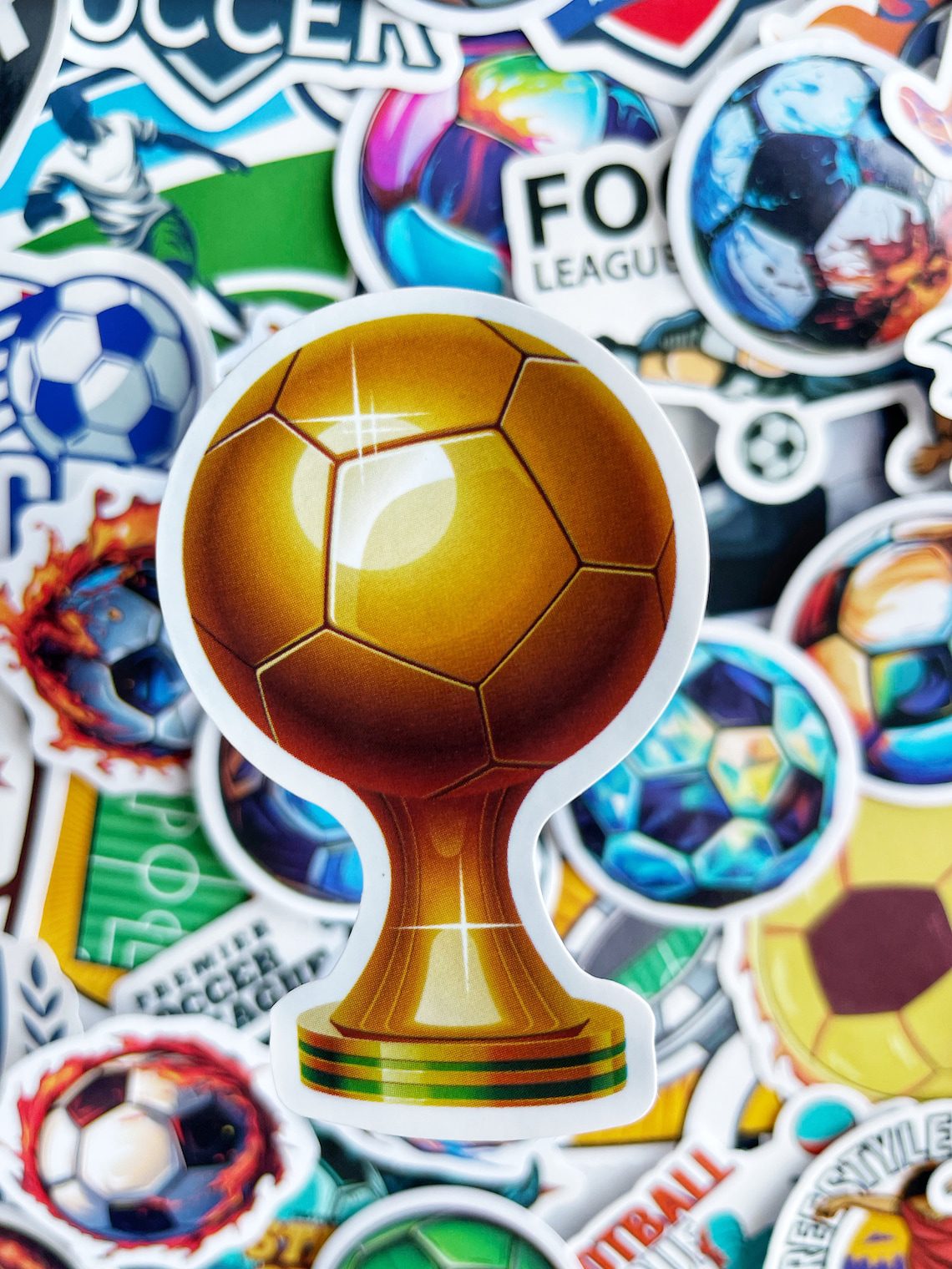Football Stickers Pack Soccer Stickers Sports Stickers Laptop Stickers Football Gift Kids Party Favour Premier League FIFA World Cup Gift - Image 5