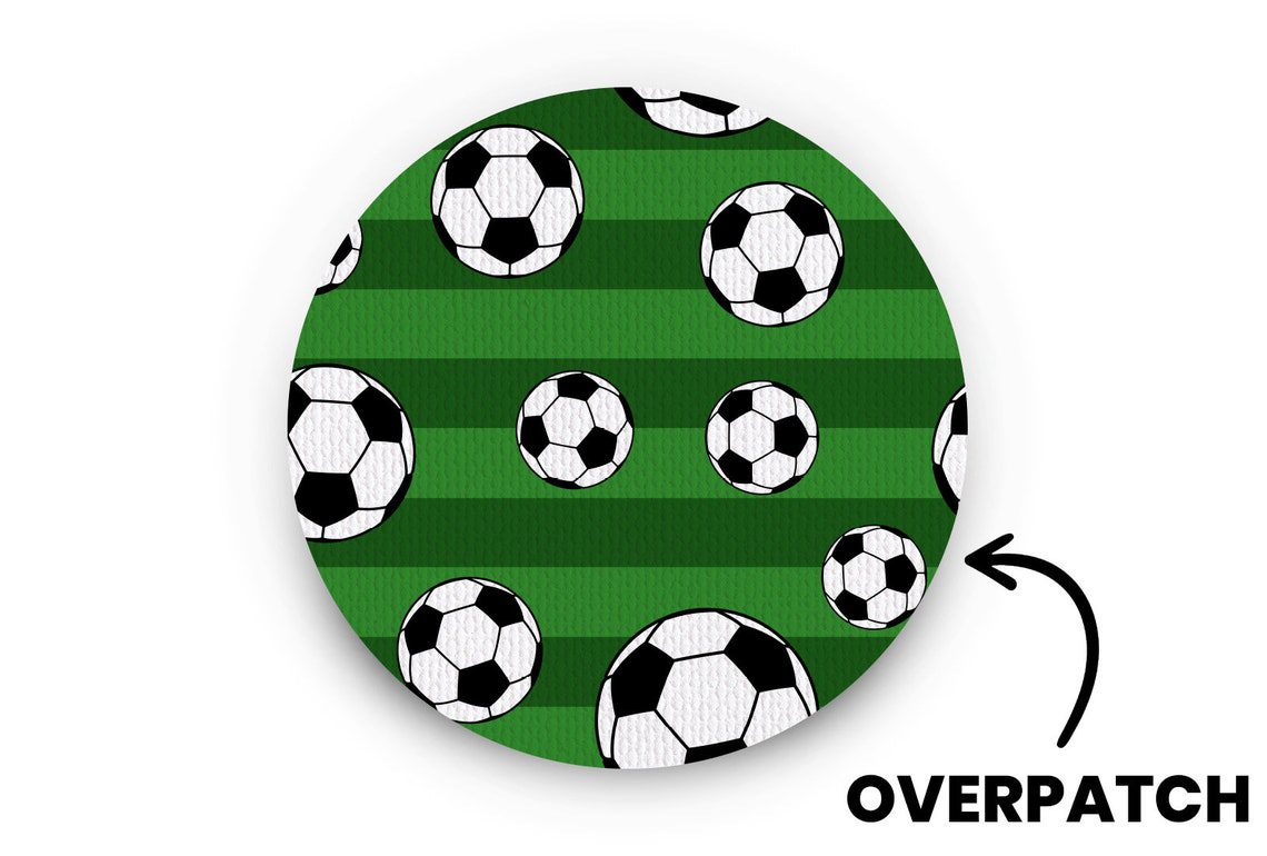 Football Patch for Freestyle Libre, Dexcom G6, Omnipod, & Medtronic CGMs, Waterproof Diabetes Stickers - Image 3