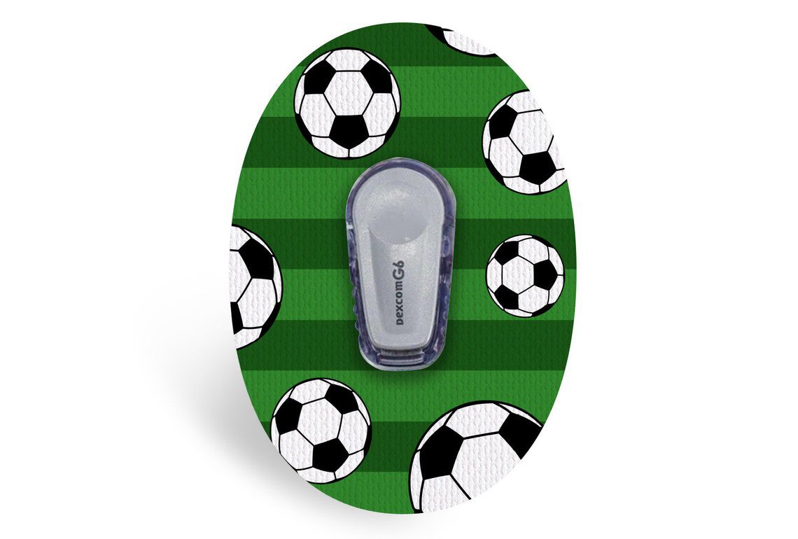 Football Patch for Freestyle Libre, Dexcom G6, Omnipod, & Medtronic CGMs, Waterproof Diabetes Stickers - Image 5