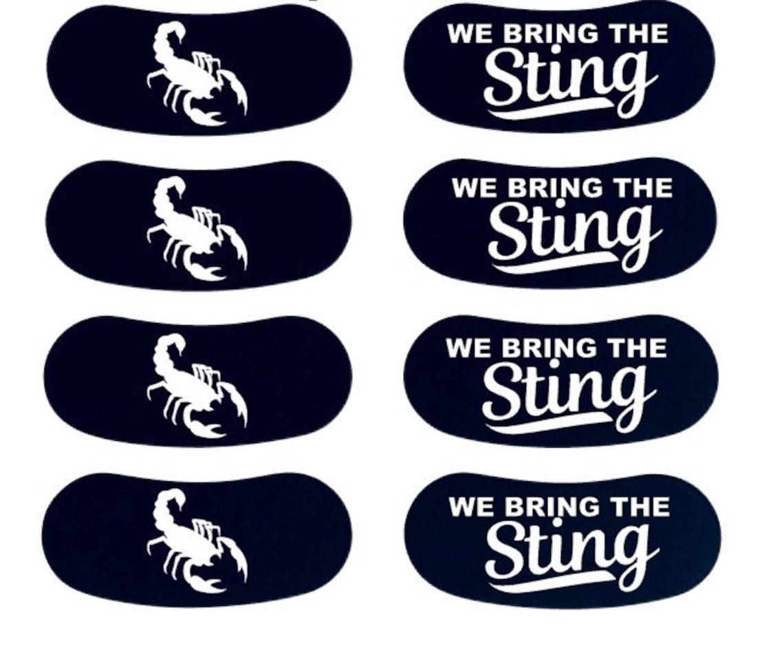 Custom Eye Black Stickers: Team Logo, Sports Face Stickers - Image 11