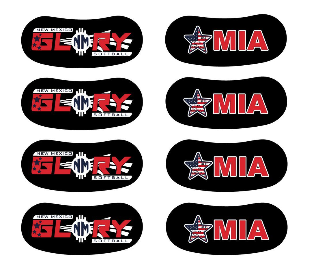 Custom Eye Black Stickers: Team Logo, Sports Face Stickers - Image 6