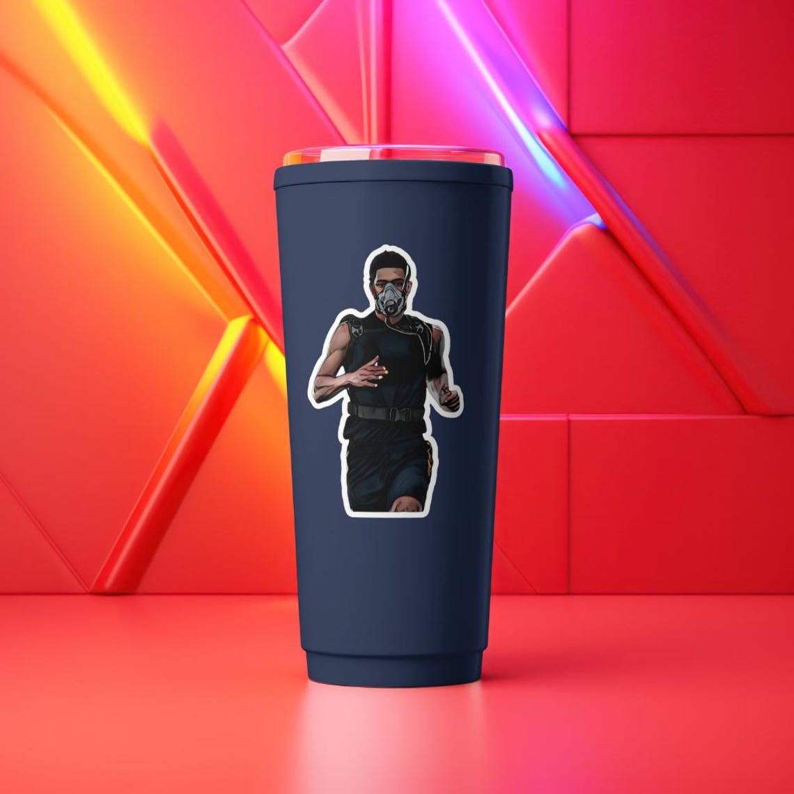 Illustration realistic cartoon style vinyl soccer Football stickers - Image 8