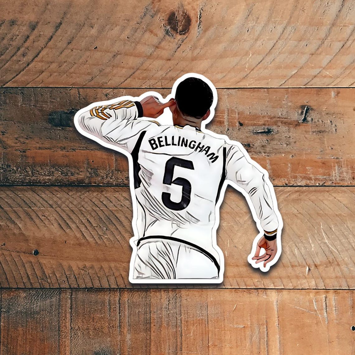 Illustration realistic cartoon style vinyl soccer Football stickers - Image 2