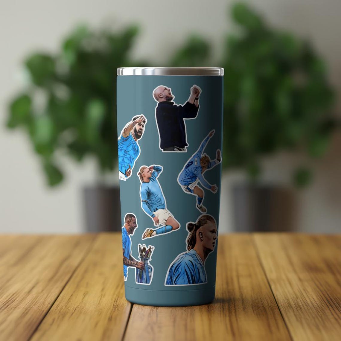 Illustration Realistic Cartoon Style Football English Soccer Vinyl Stickers - Image 5