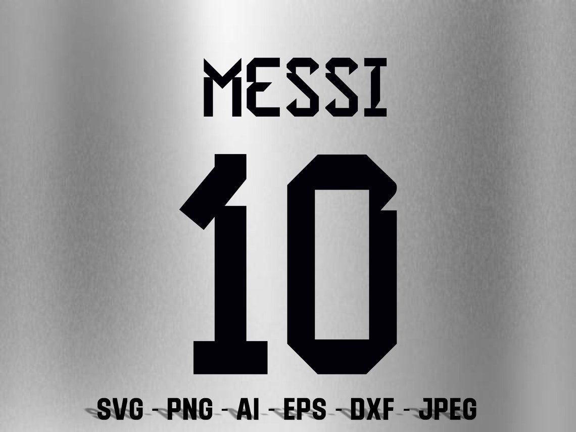 Messi SVG, Messi, Digital Clipart, Soccer, Messi Argentina Svg, Stickers, T-Shirts, Glow forge, Cut File Cricut, Silhouette - Image 3