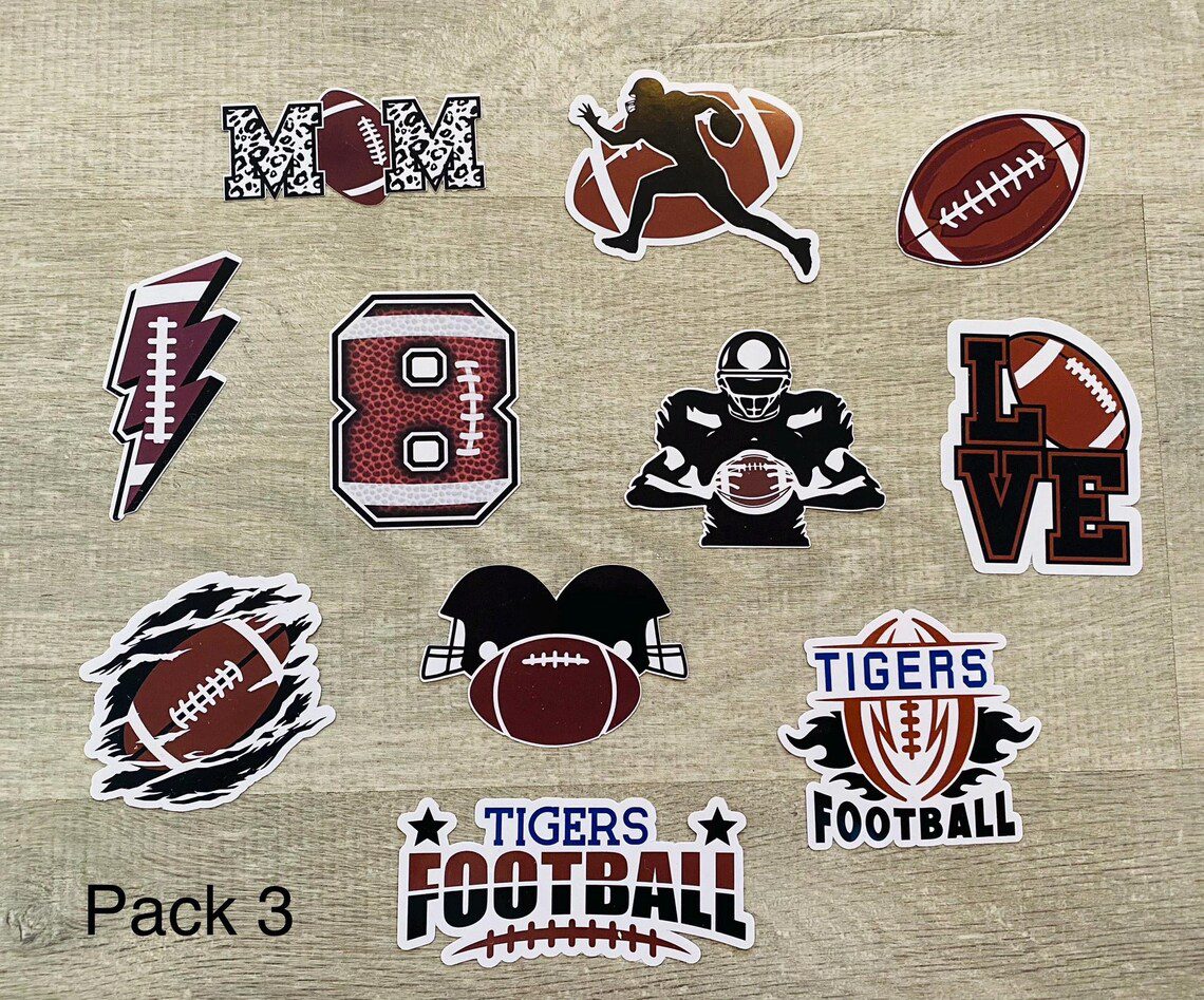 American Football Stickers Personalised - Image 4