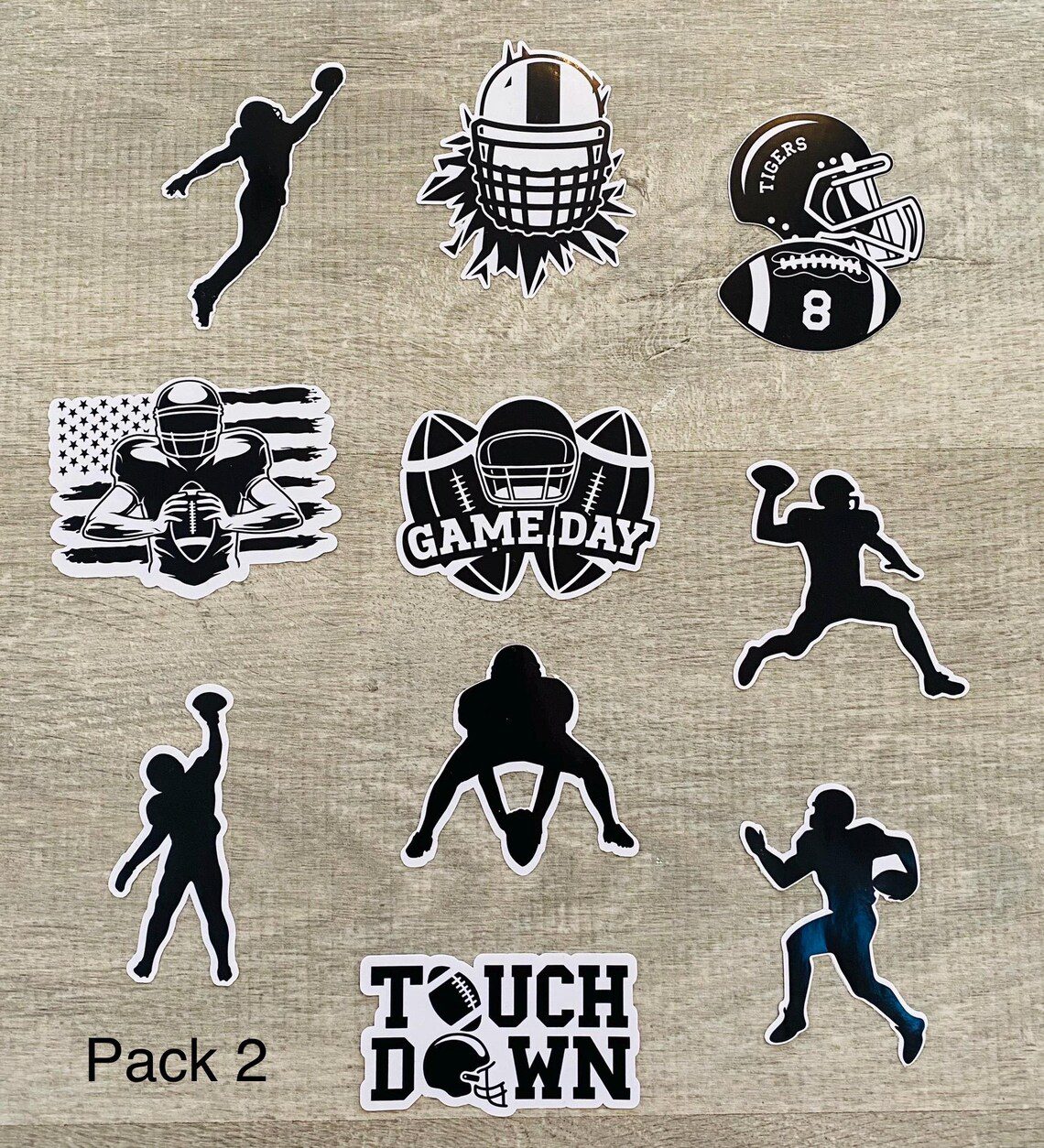 American Football Stickers Personalised - Image 3