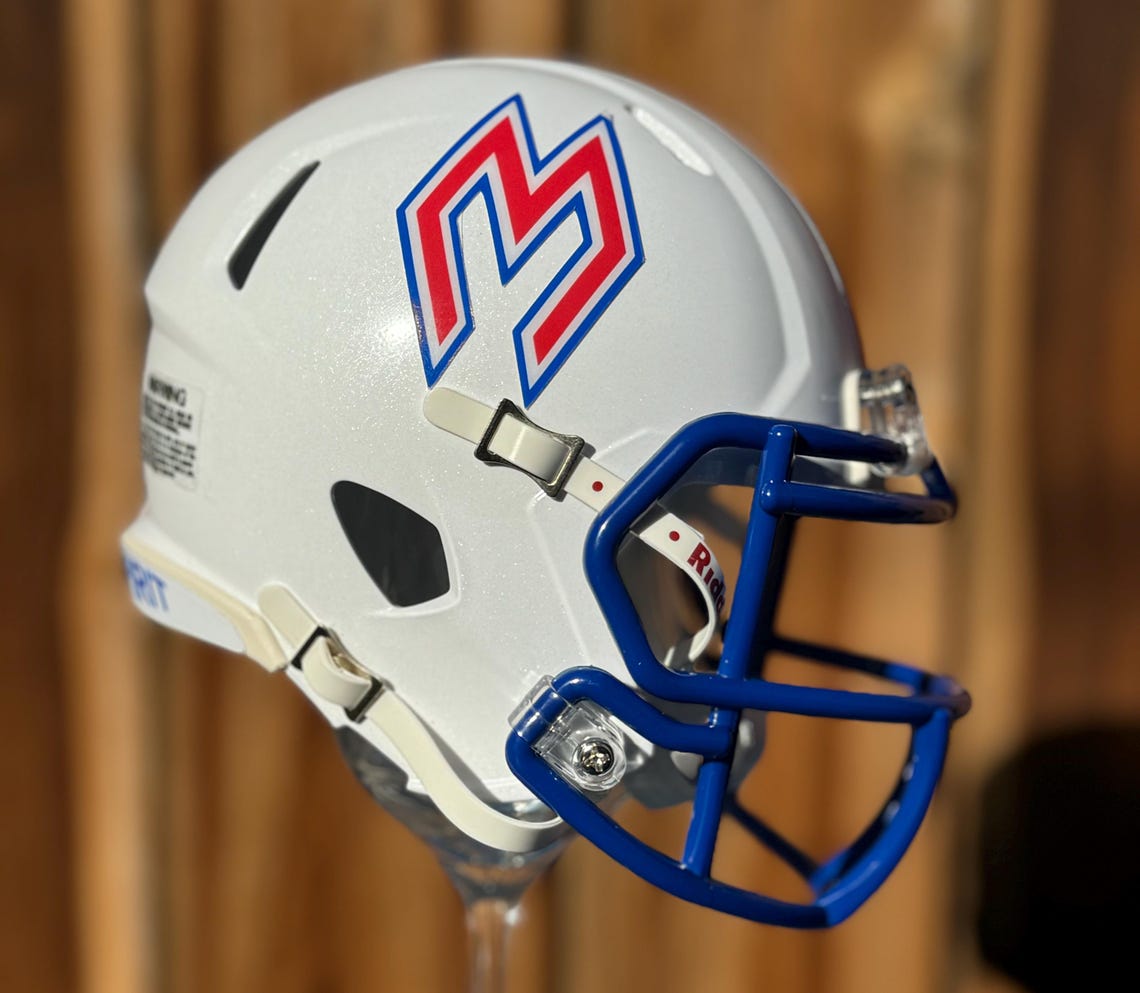 Custom Riddell Speed Mini Football helmet Sticker Package Includes Side Decals, Bumpers & Stripes, Dye Cut, NO MINIMUM, Helmet Not Incld - Image 10