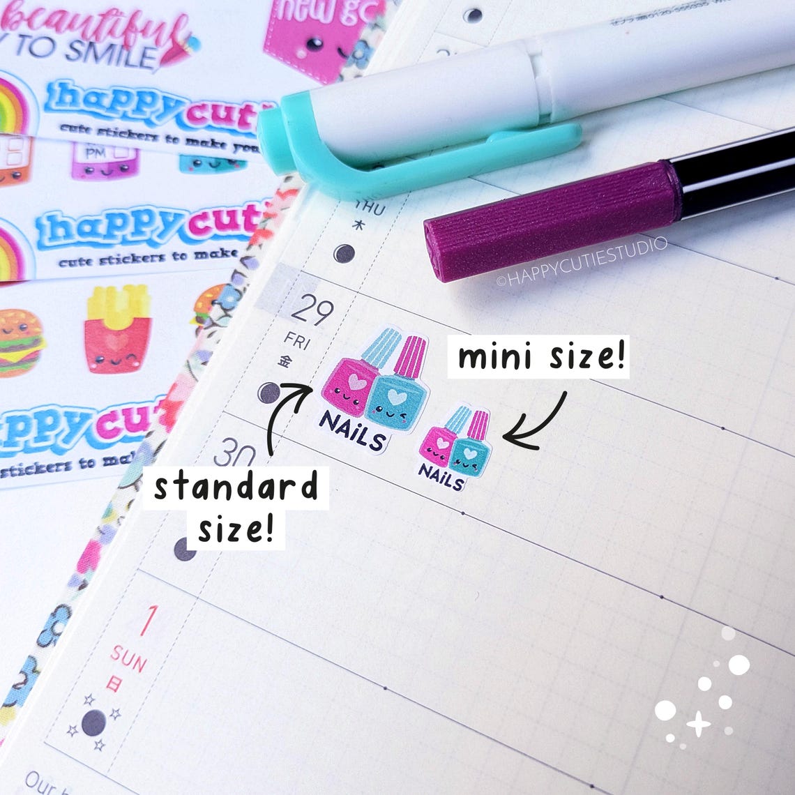 61 Cute Football/American Football/Sport Planner Stickers - Image 4