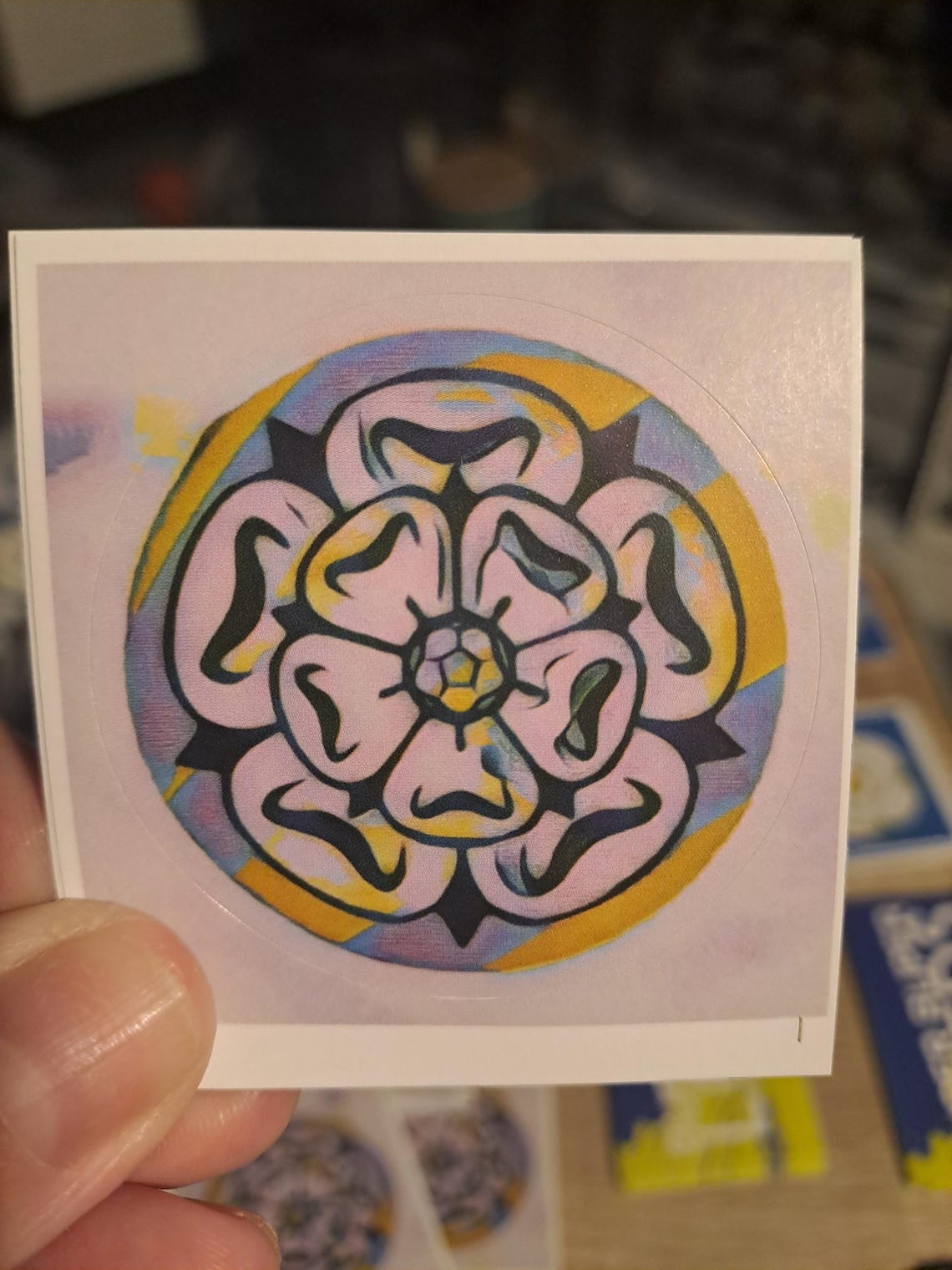 Yorkshire Rose Stickers X25. Football gift Ideas. Crafts. - Image 2