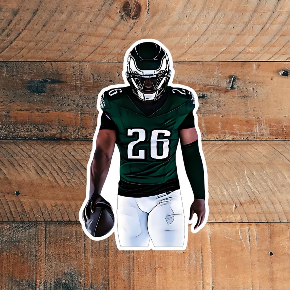 Illustrated Realistic Cartoon style Football stickers Glossy or Matte Laminate - Image 4