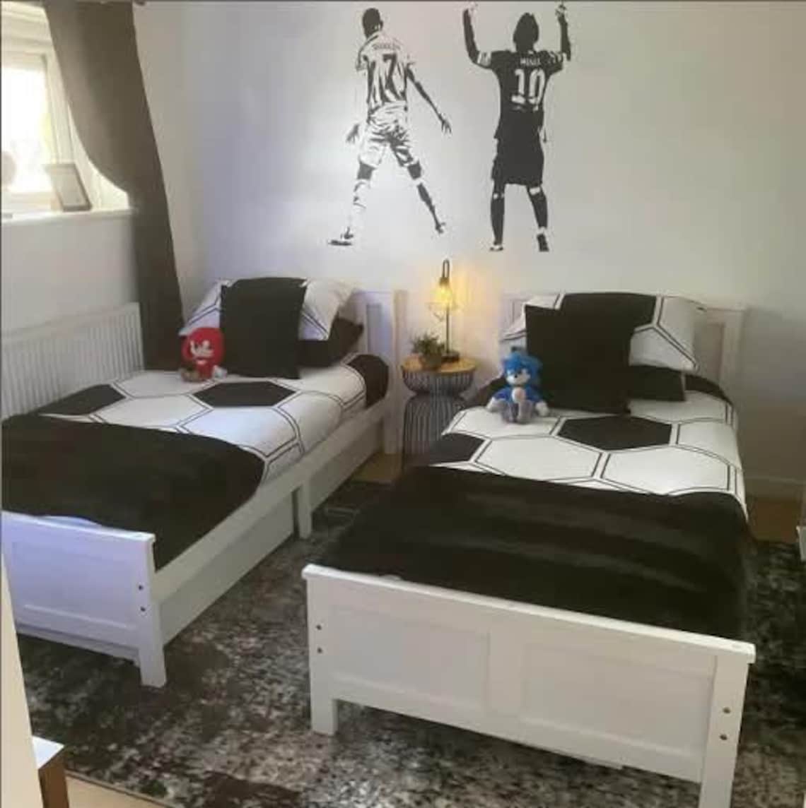 Messi and Ronaldo - Football Wall Art - Wall Sticker - Vinyl Transfer - Decal - Kids Bedroom - Image 6