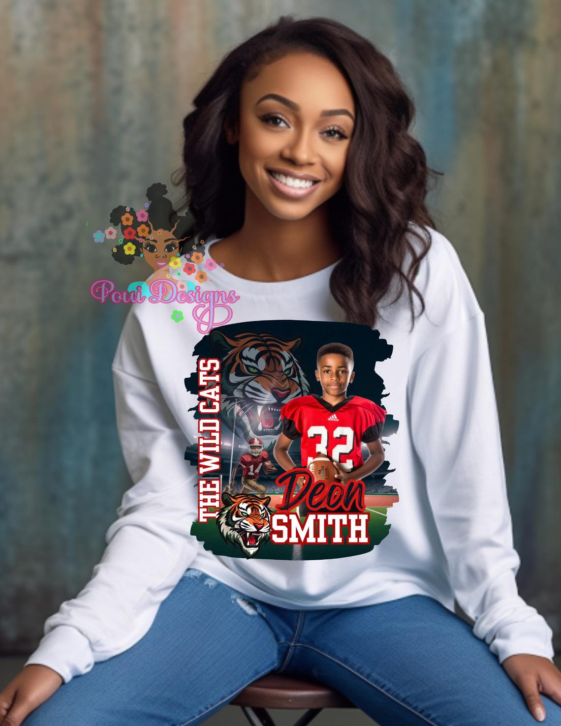 Football Canva Editable Template ,Football Celebration,Celebration, Personalized Design Your Own, Football season - Image 3