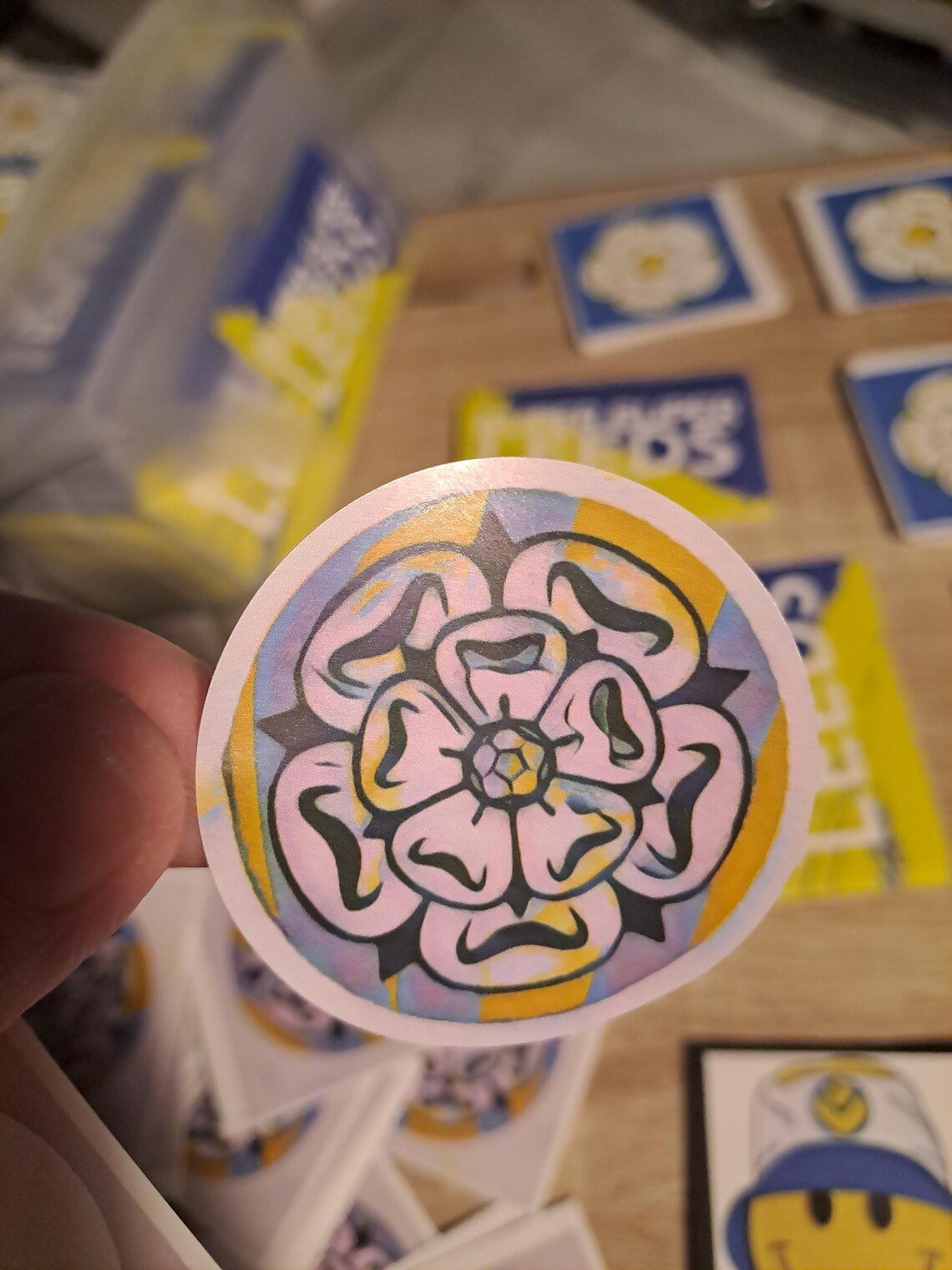 Yorkshire Rose Stickers X25. Football gift Ideas. Crafts. - Image 4