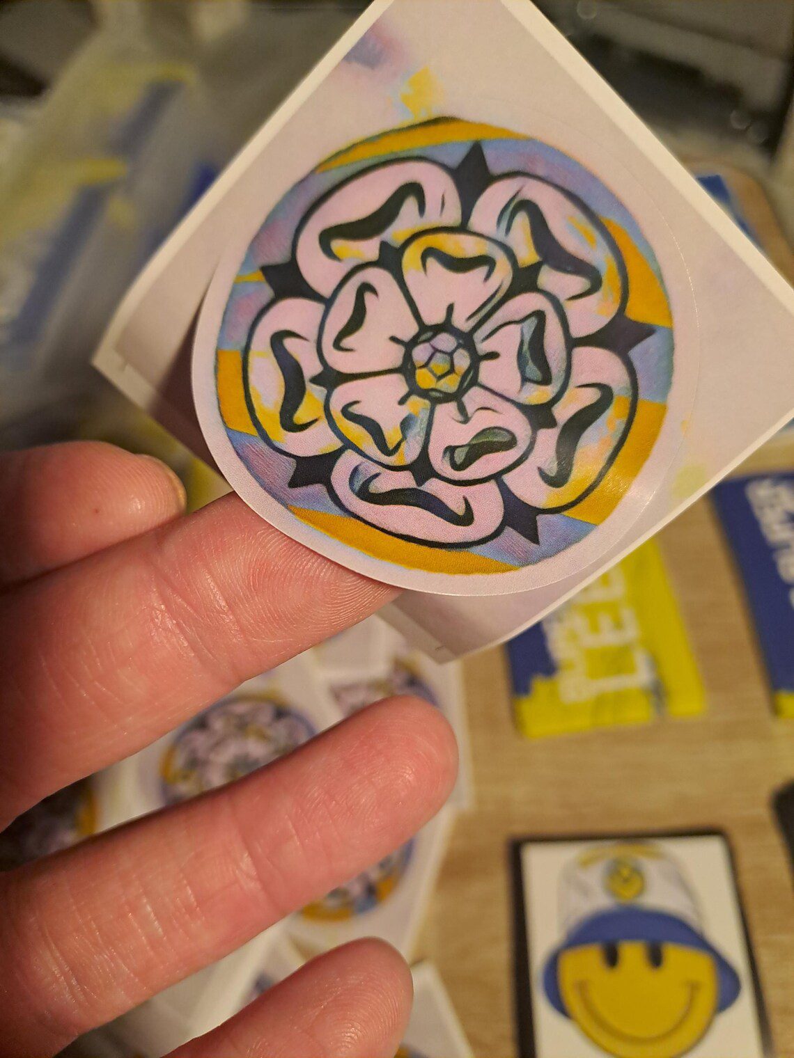 Yorkshire Rose Stickers X25. Football gift Ideas. Crafts. - Image 5