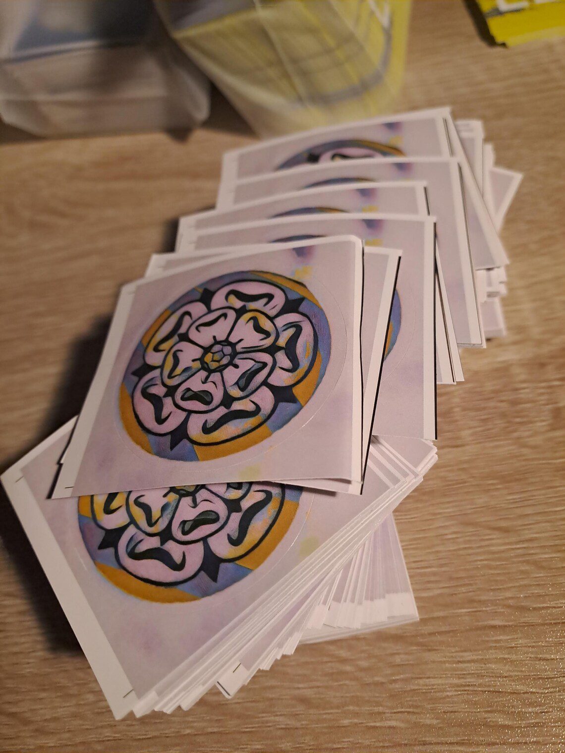 Yorkshire Rose Stickers X25. Football gift Ideas. Crafts. - Image 6