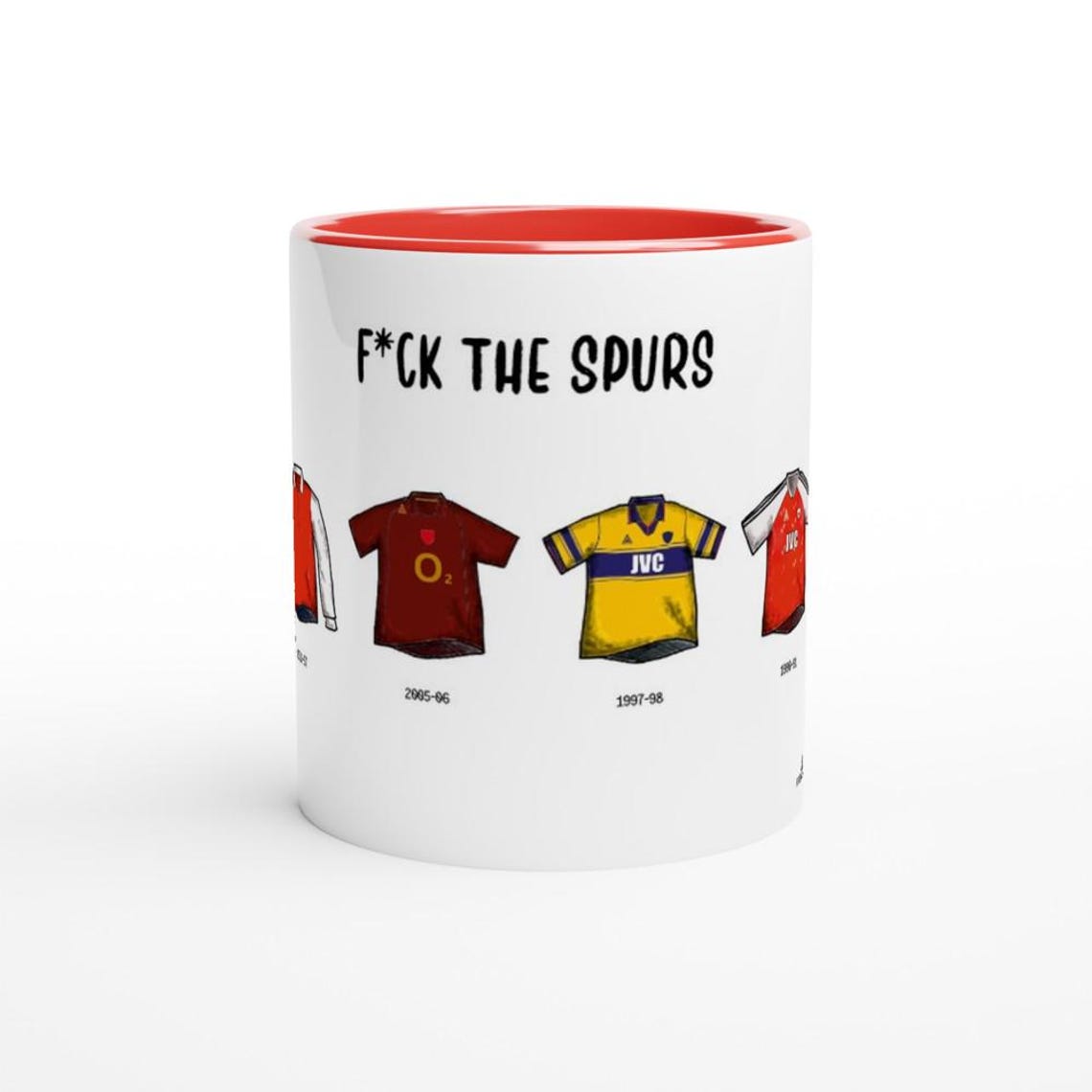 Arsenal Mug | Football Kits Through The Ages | Funny Gift - Image 2