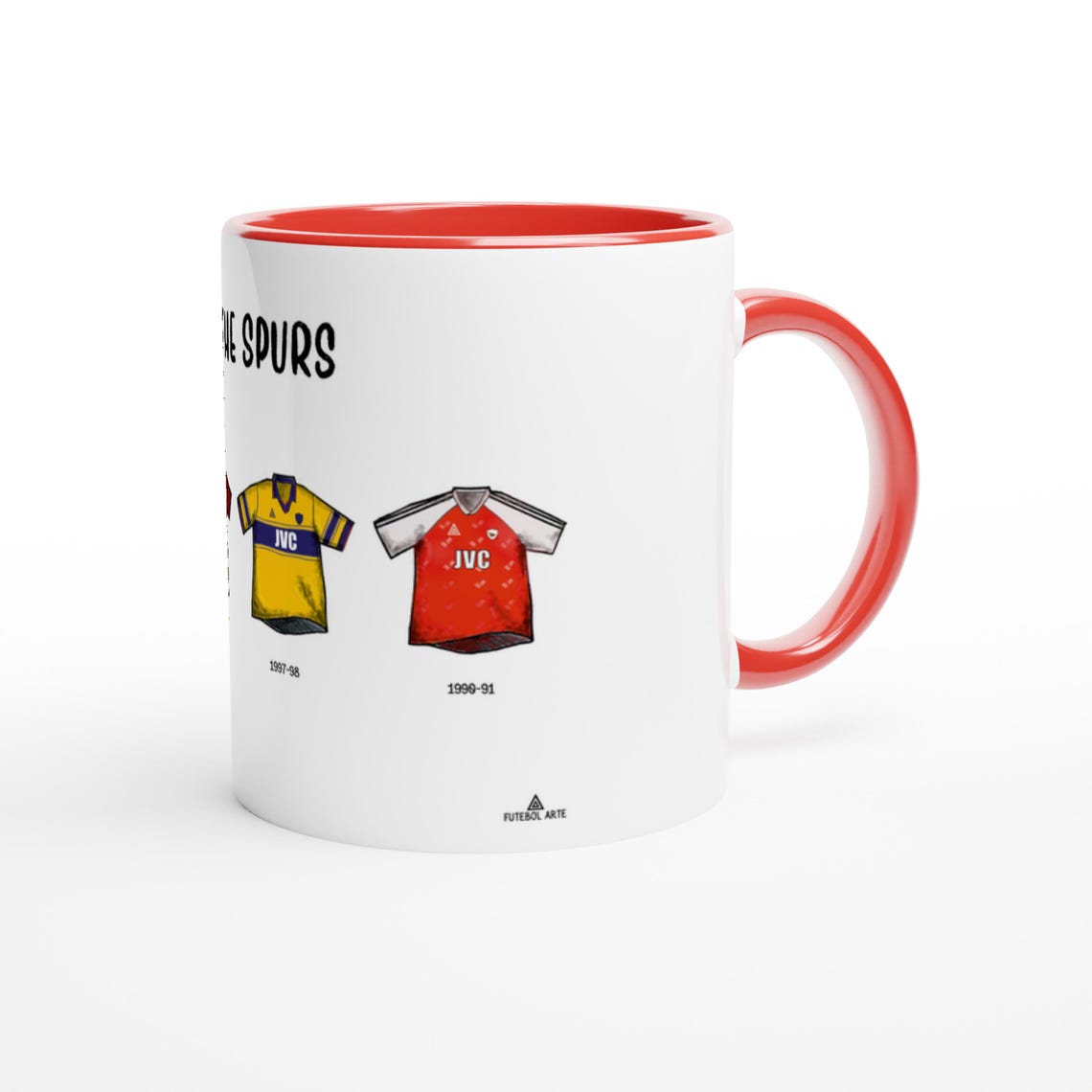 Arsenal Mug | Football Kits Through The Ages | Funny Gift - Image 5