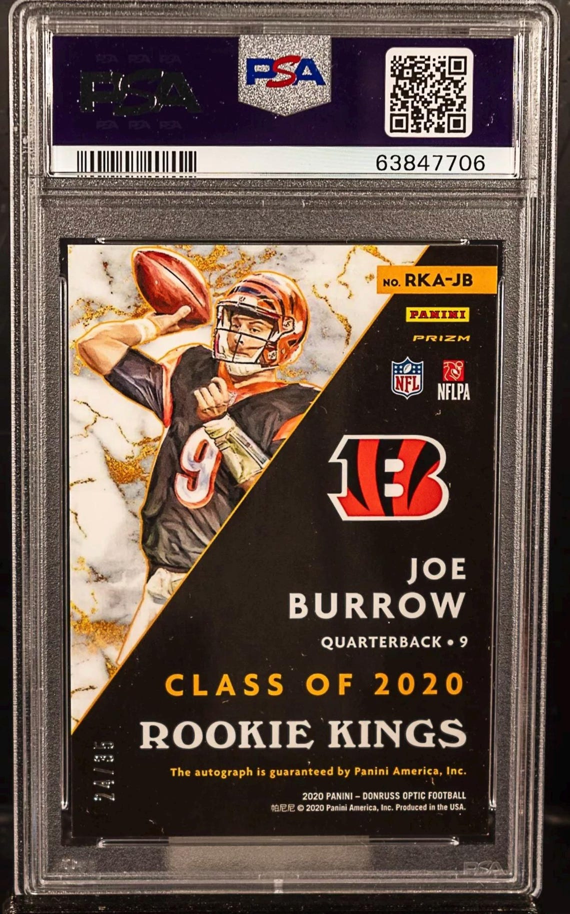 NFL Football Hot Pack:Autos,Memorabilia, Rookies- 1 Guaranteed Autos/Relics 4 Rookies- Joe Burrow Optic Rookie Kings Auto Chaser Pack-read - Image 3
