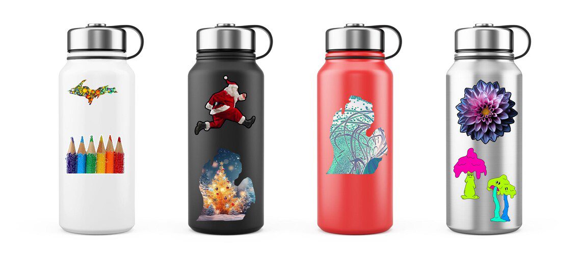 Detroit Lions Field. Lion Shape. Waterproof/Weather Resistant Vinyl Sticker. Gloss Finish - Image 7