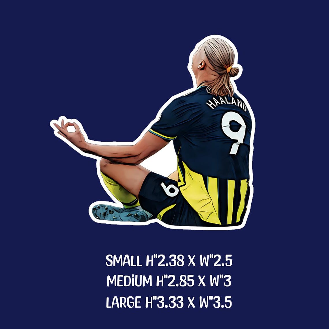 Illustration Realistic Cartoon Style Football English Soccer Vinyl Stickers - Image 9