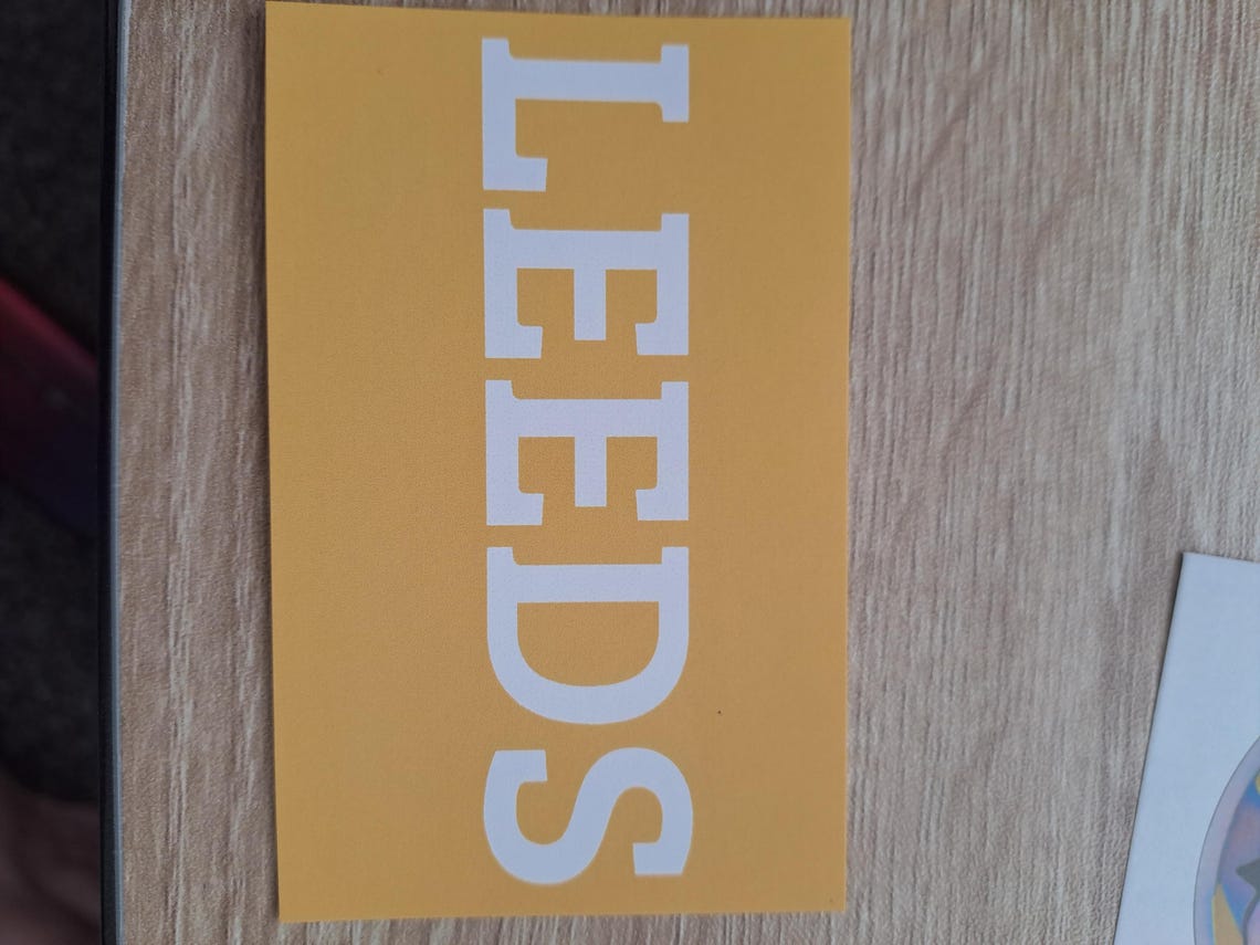 Leeds United Stickers X30 LUFC- Easy Peel. Football gift Ideas. Crafts. - Image 3