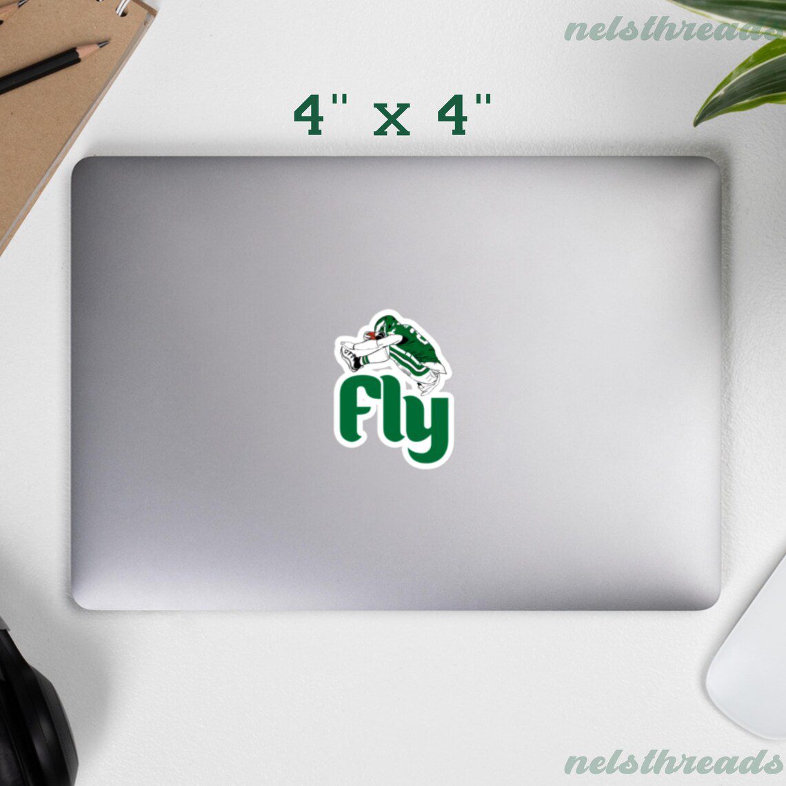 Fly Barkley Hurdle Sticker, Philadelphia Football Sticker for Laptop, Stickers, Philly Gift - Image 4