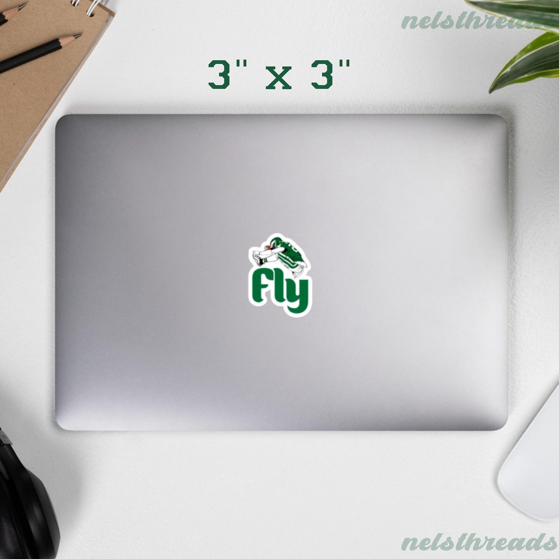 Fly Barkley Hurdle Sticker, Philadelphia Football Sticker for Laptop, Stickers, Philly Gift - Image 3