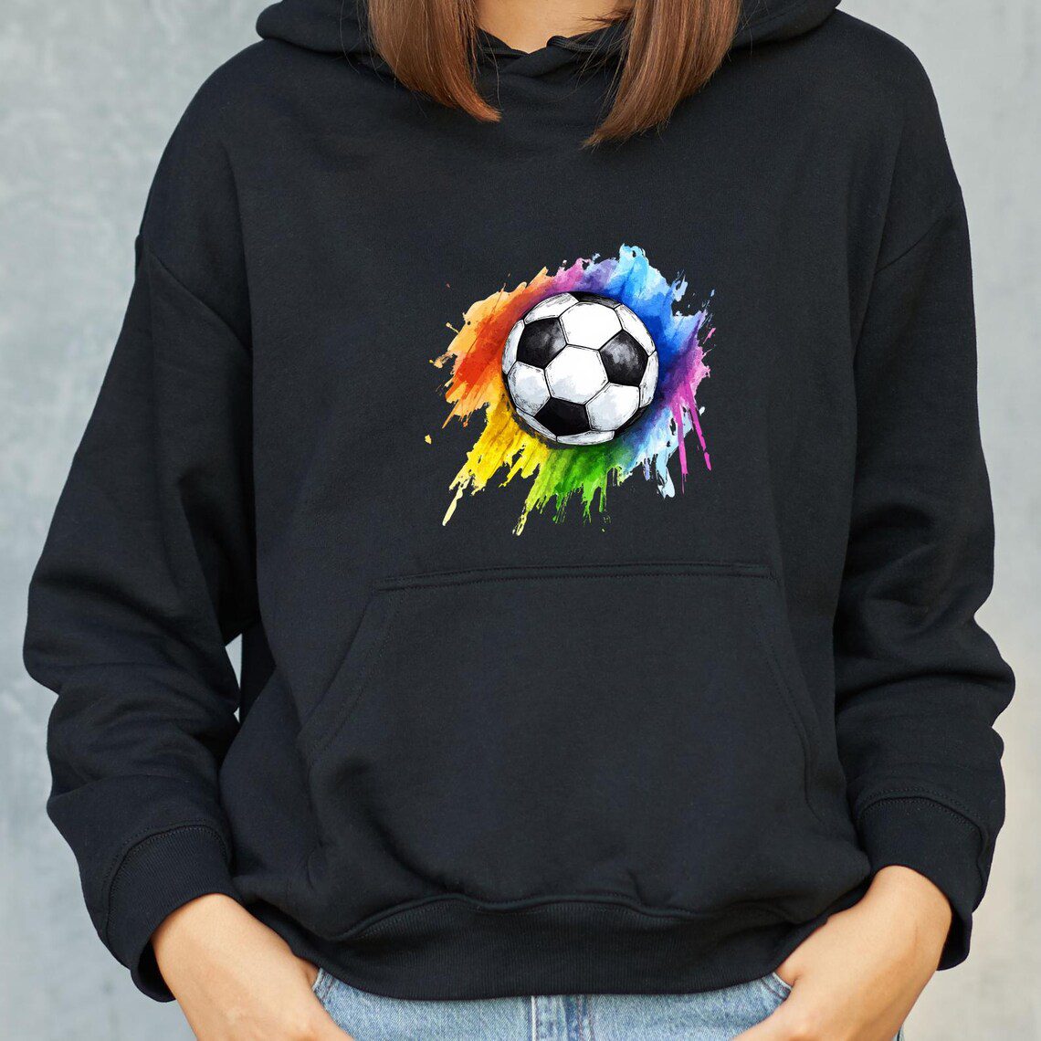 20 Watercolor Football Clipart, Sports Clipart Set, Football Goal PNG,Watercolor Soccer Elements, FootBall PNG Bundle, Digital Football Art - Image 4