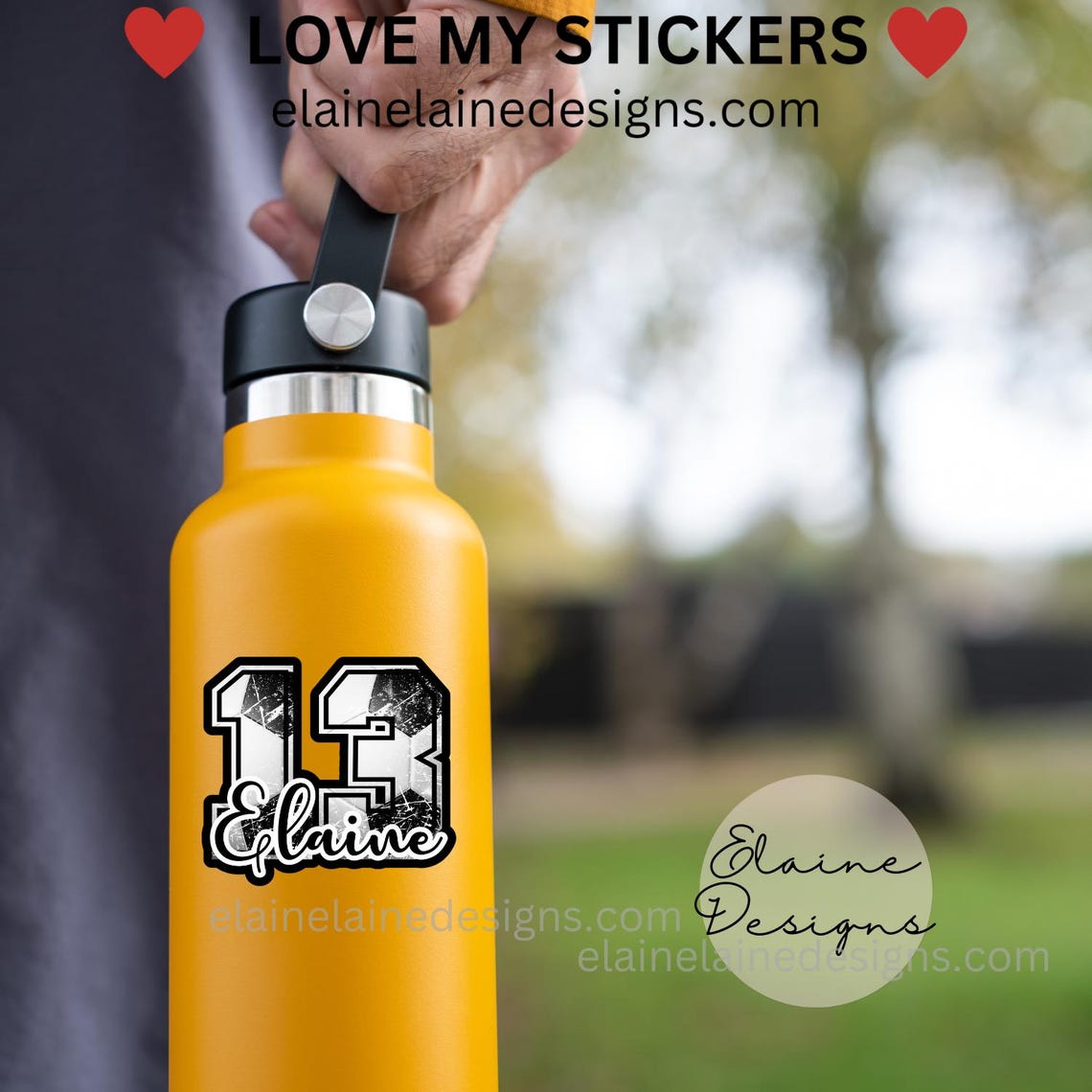 Soccer Stickers, Soccer number, Soccer ball, Custom Soccer Sticker, Custom Football Sticker, Personalized Soccer sticker, EED-Sports-301 - Image 7