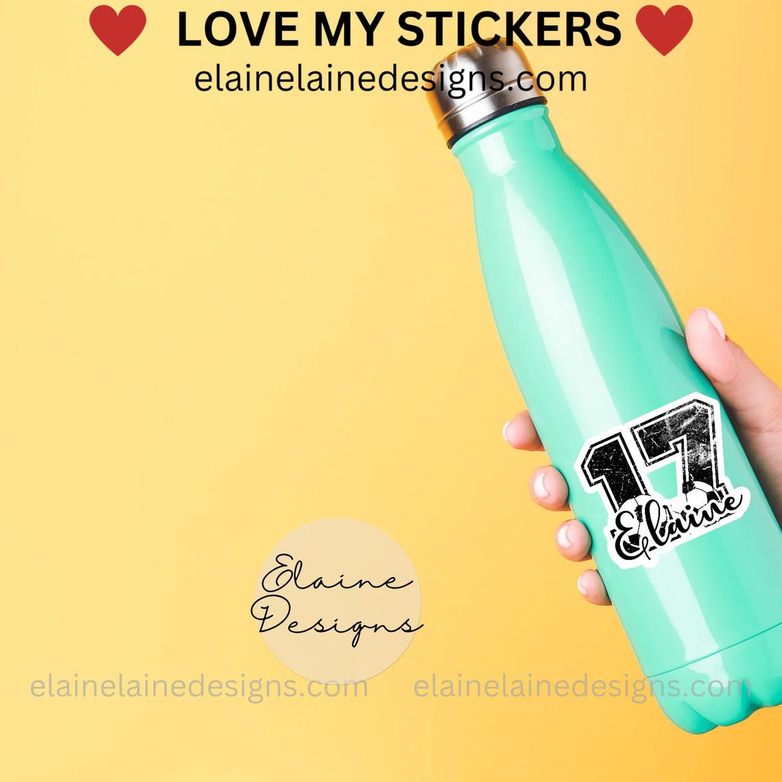 Soccer Stickers, Soccer number, Soccer ball, Custom Soccer Sticker, Custom Football Sticker, Personalized Soccer sticker, EED-Sports-301 - Image 8
