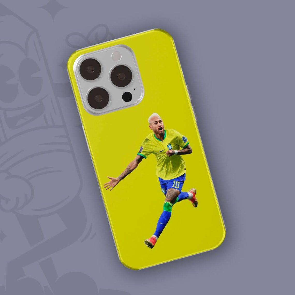 Neymar Jr PNG Collection – Digital stickers, silhouettes, and high-quality football. Includes no-background PNGs, transparent. - Image 4