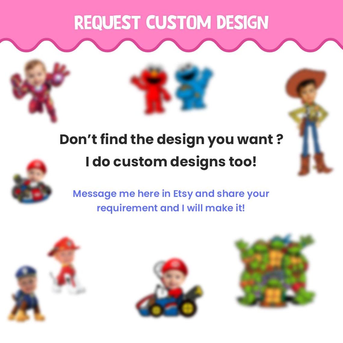 American Football Player Personalized face cupcake toppers - Digital Printable cupcake toppers for birthday decor - Image 8