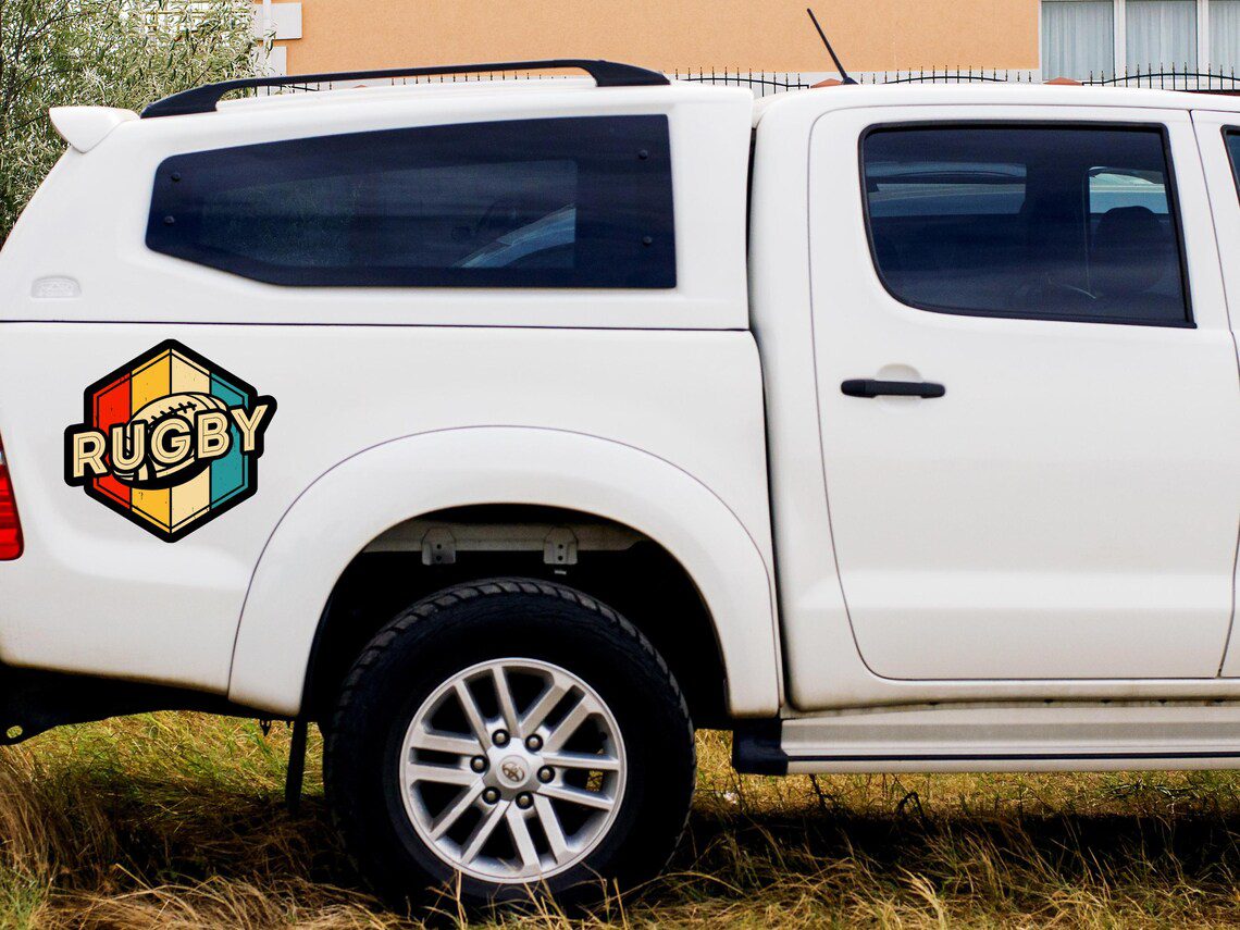 Funny rugby stickers, sport stickers for laptops, water bottles , sarcastic rugby sticker, rugby gift, father's day gift idea for him - Image 7