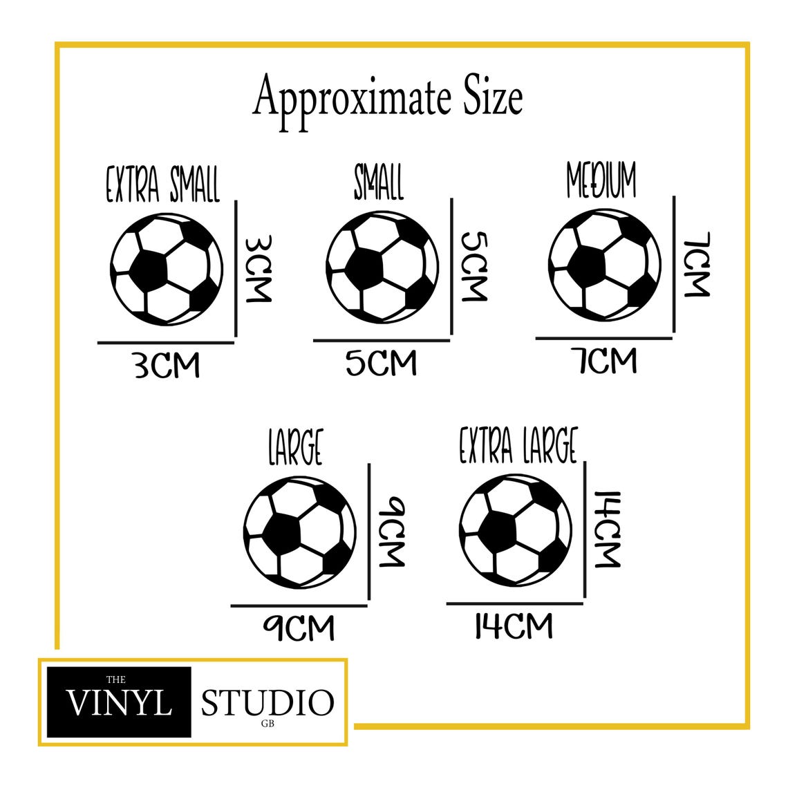 Football Wall Stickers - Wall Decals - Children's Bedroom Decor - Teen Room Decals - Image 4