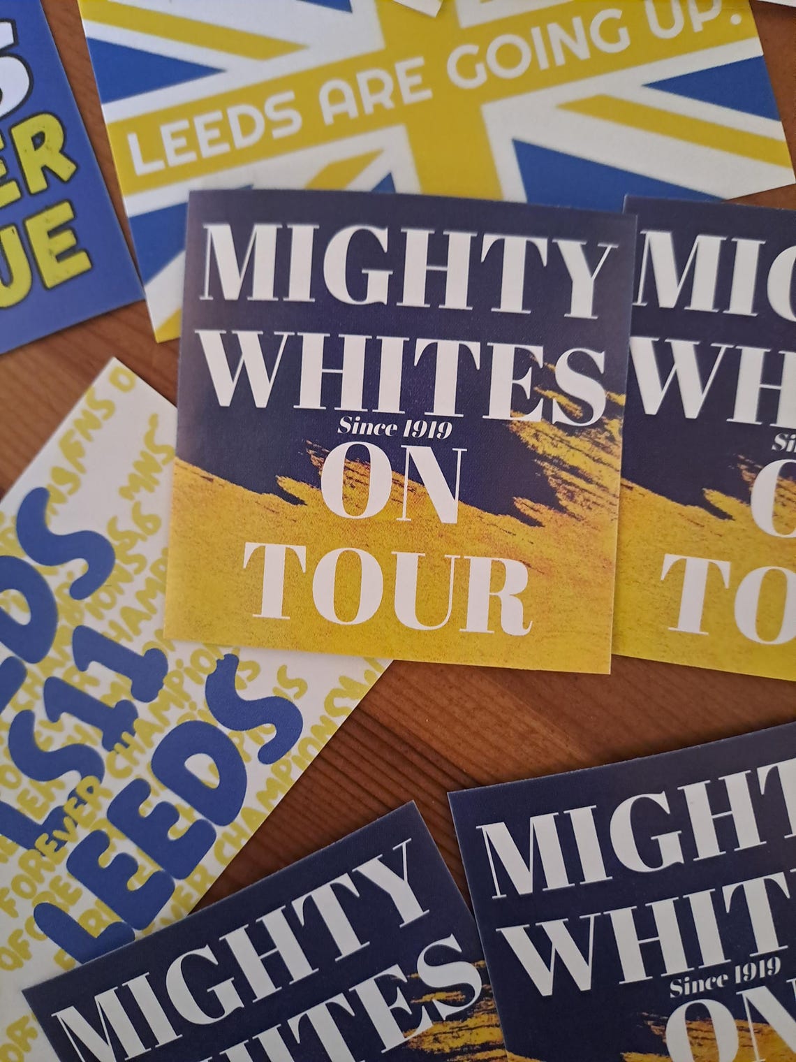 Leeds United Premier League stickers. PROMOTION Stickers x50 LIMITED AVAIALABILITY Lufc-Football gift Ideas. Crafts. Fathers day gift. - Image 4