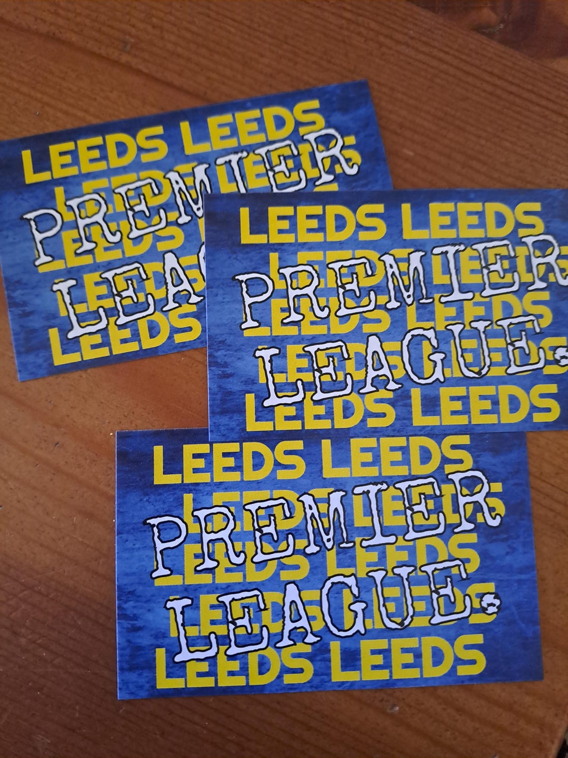 Leeds United Premier League stickers. PROMOTION Stickers x50 LIMITED AVAIALABILITY Lufc-Football gift Ideas. Crafts. Fathers day gift. - Image 10