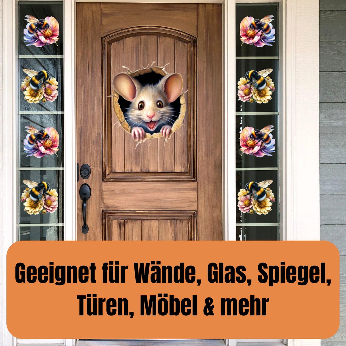 Watercolor football sticker car sticker wall sticker sport decoration boy's room children's room ball sticker football fan gift idea - Image 9