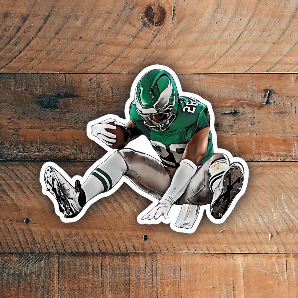 Illustrated Realistic Cartoon style Football stickers Glossy or Matte Laminate - Image 2