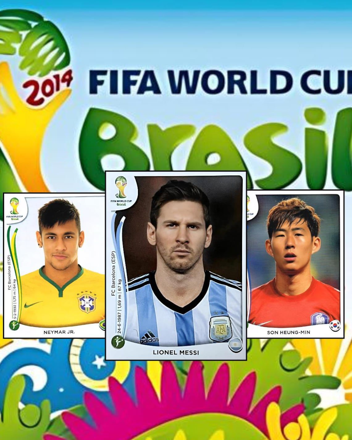 2014 Panini World Cup Sealed Football Sticker Pack - Image 2