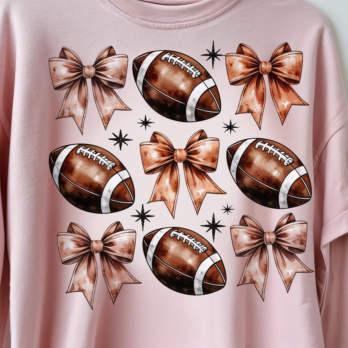 Football PNG Bundle Retro Game Day Touchdown Season Silly Football Goose Coquette Bow Funny Fall Football Mama Ghost Cherries PNG Designs - Image 3