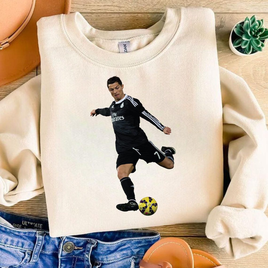 Cristiano Ronaldo CR7 SVG PNG Bundle: Football Art, Stickers, and Silhouettes - Image 6