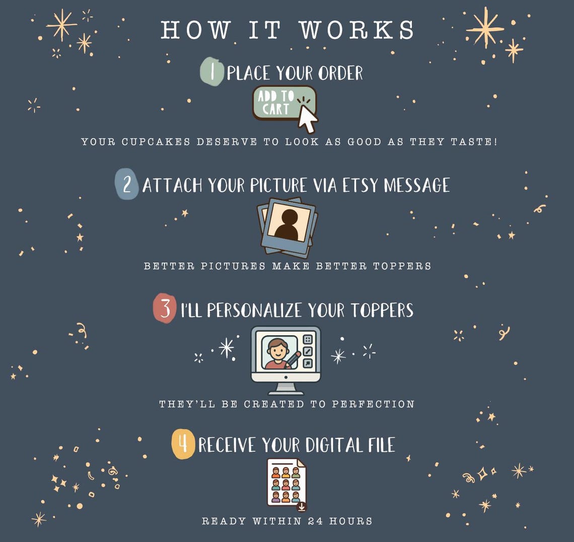 Football Personalized Face Cupcake Toppers - Image 4