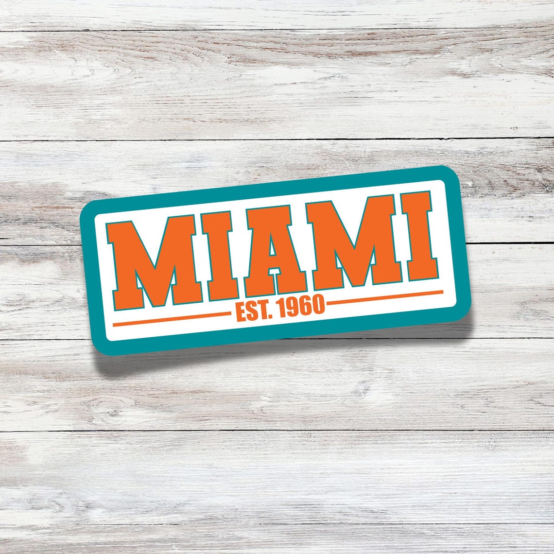 Miami Dolphins Stickers? Football Stickers ? Sports ? Water Resistant Stickers ? Sticker Pack ? Vinyl Sticker ? Gifts for Him - Image 5