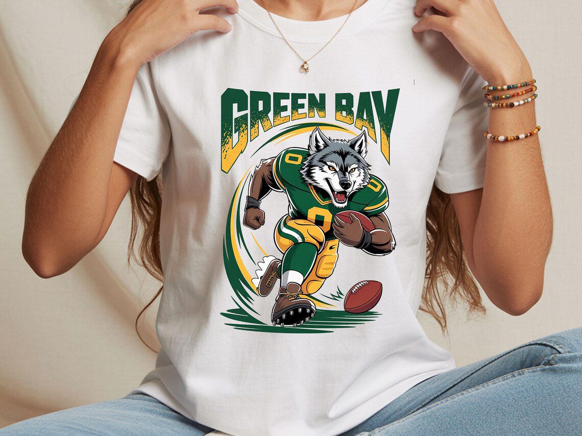 Green Bay Cheesehead Football PNG, football Mascot png, Green Bay Fan Printable, Cheesehead Football Decor, Green Bay Football - Image 4