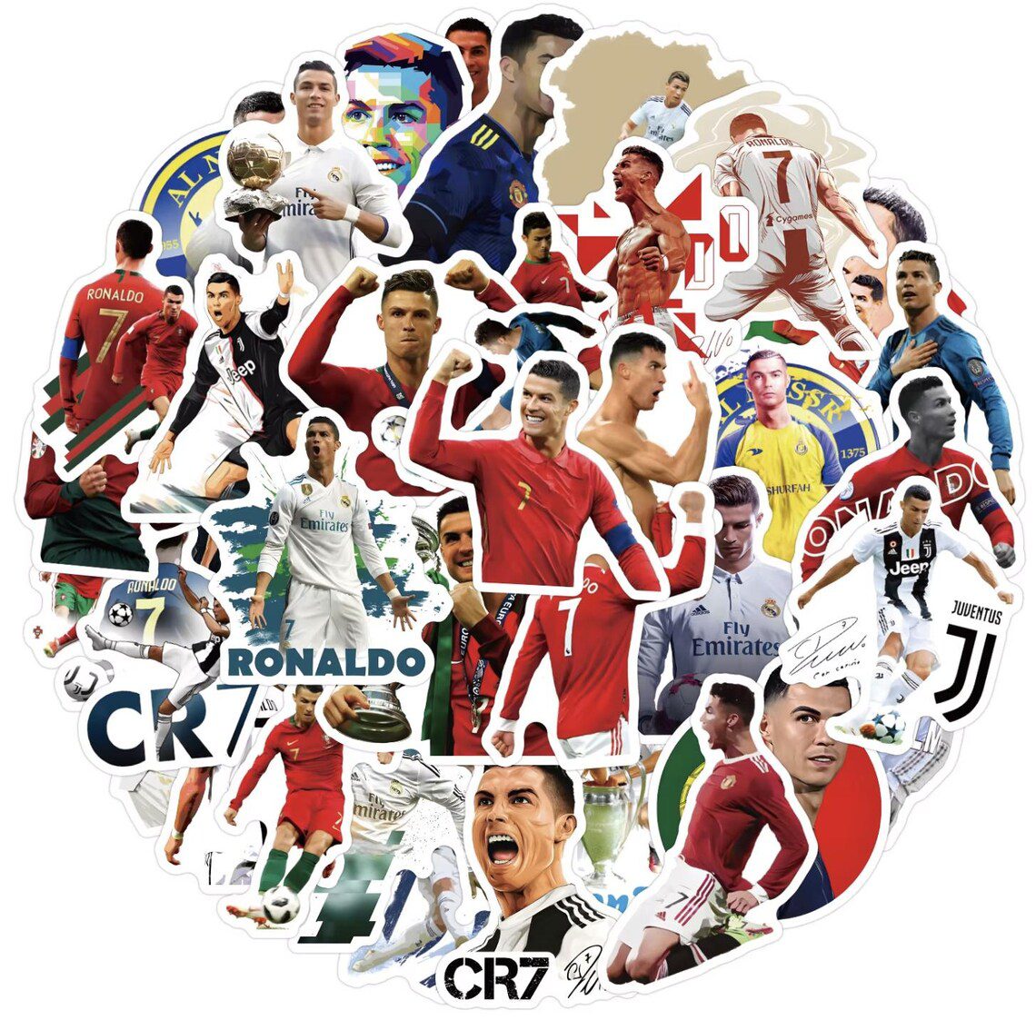 Cristiano Ronaldo Stickers | Random Sticker Pack - Image 3