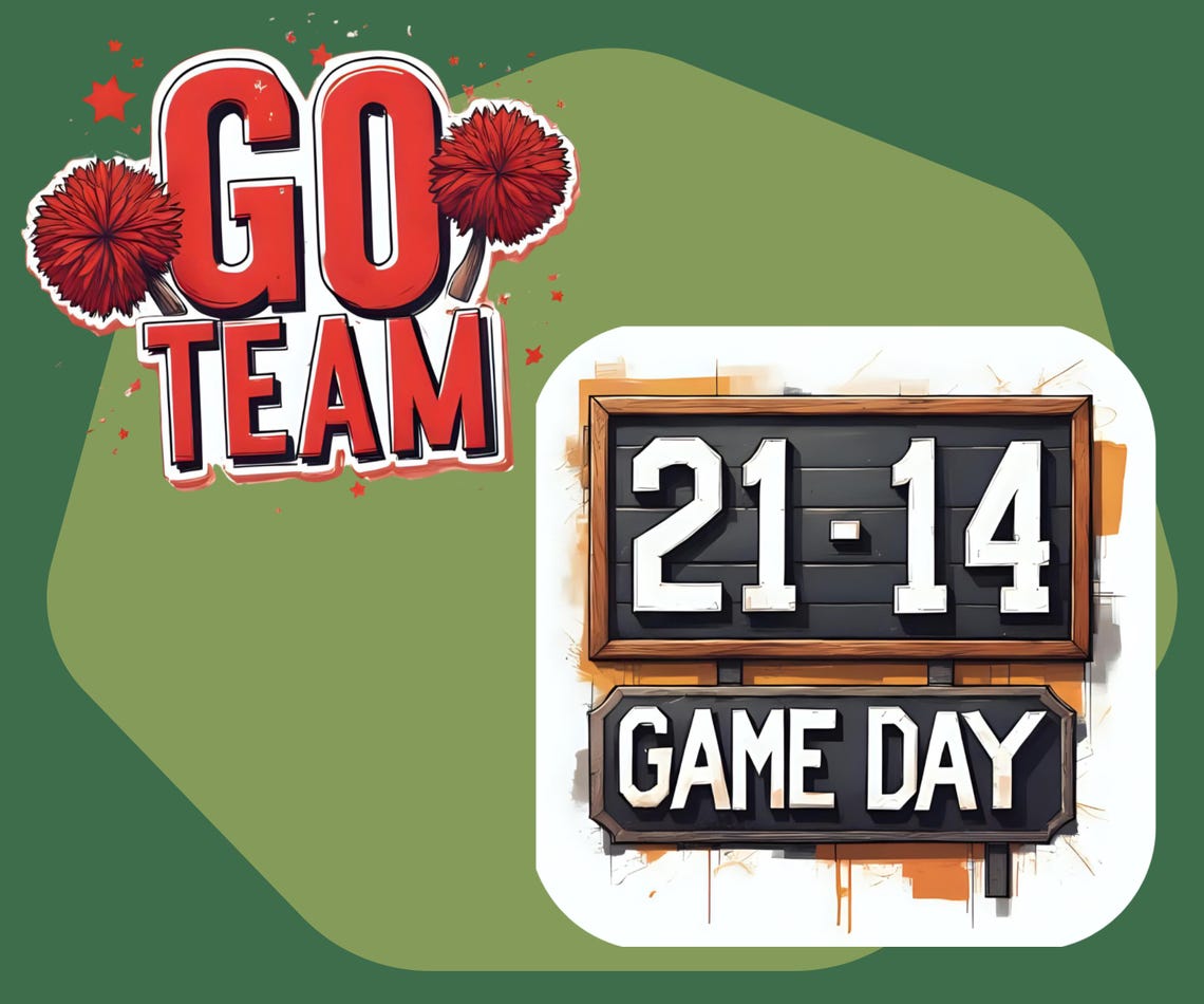 Football Digital Sticker Pack | NFL Season Phone Wallpapers | Game Day Planner Stickers | Sports Digital Download - Image 5