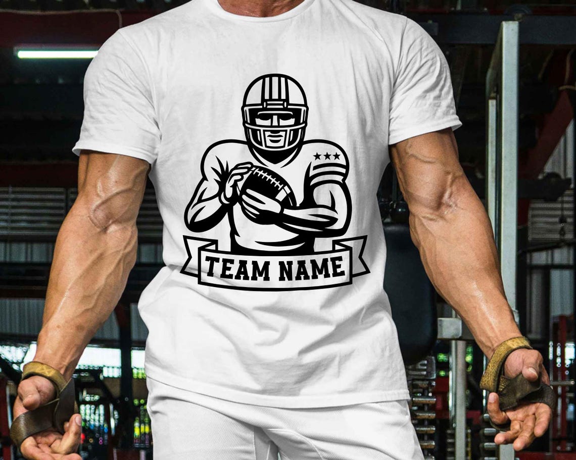 Custom Football player SVG Bundle,Football svg,Football player svg,Football mom svg,Football Name Svg,Football team svg,Two football players - Image 7